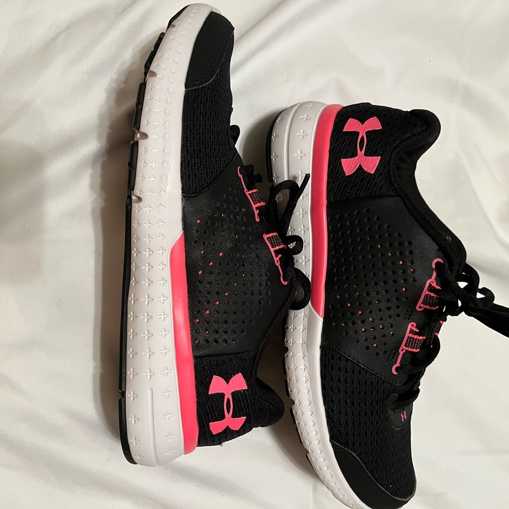Under Armour Black and Pink Training Sneakers